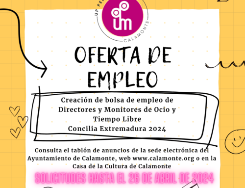 Bolsa de directores y monitores de ocio y tiempo libre (Programa Concilia Extremadura 2024)