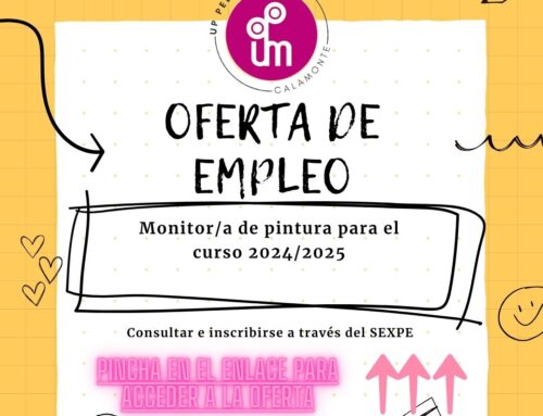 Oferta de empleo: Monitor/a de dibujo y pintura (A través del SEXPE)