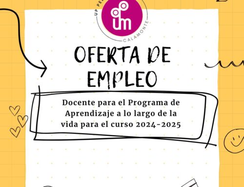 Oferta de empleo Formador para el programa Aprendizaje a lo largo de la vida 2024