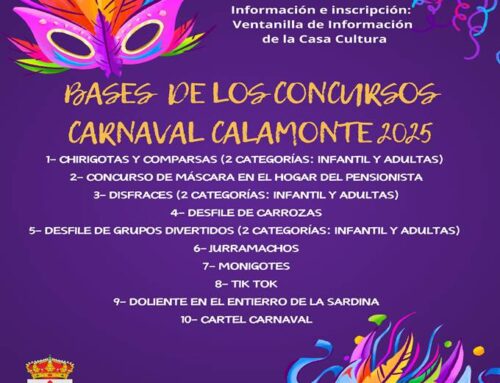 Bases de los concursos del Carnaval 2025