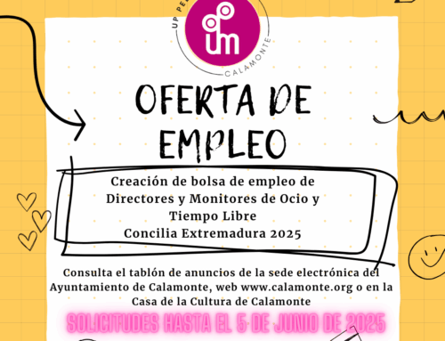 Oferta de empleo: Monitores y Directores de ocio Programa Concilia 2025